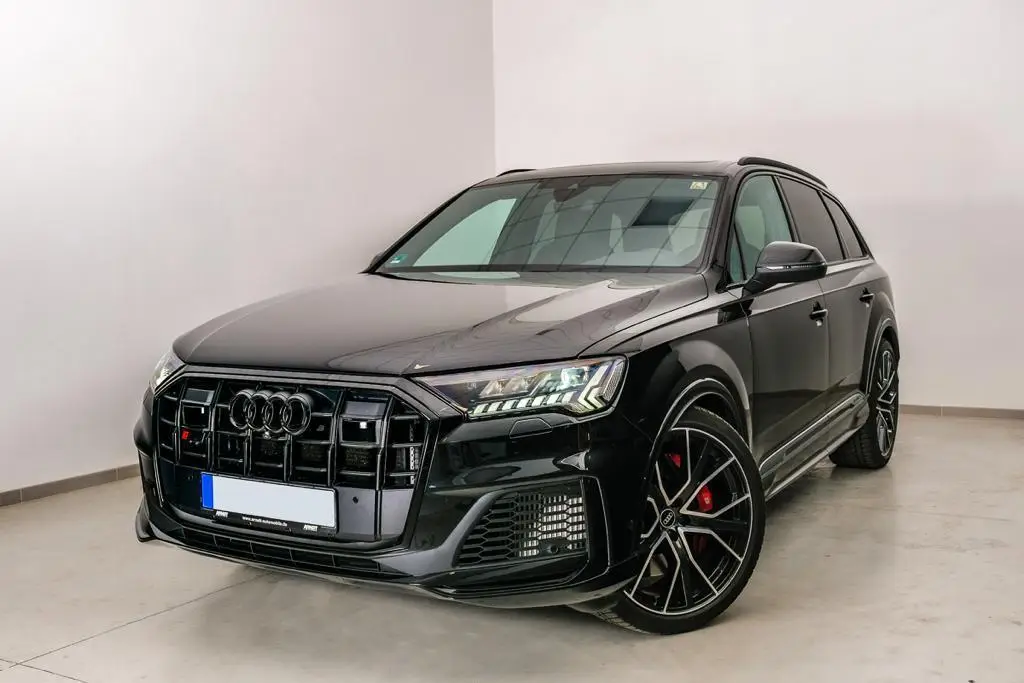 Audi SQ7 2025, interior — Milan Luxury Cars, Milan. The 2025 Audi SQ7 pairs 507 hp with seven seats, a combination that suits clients who…