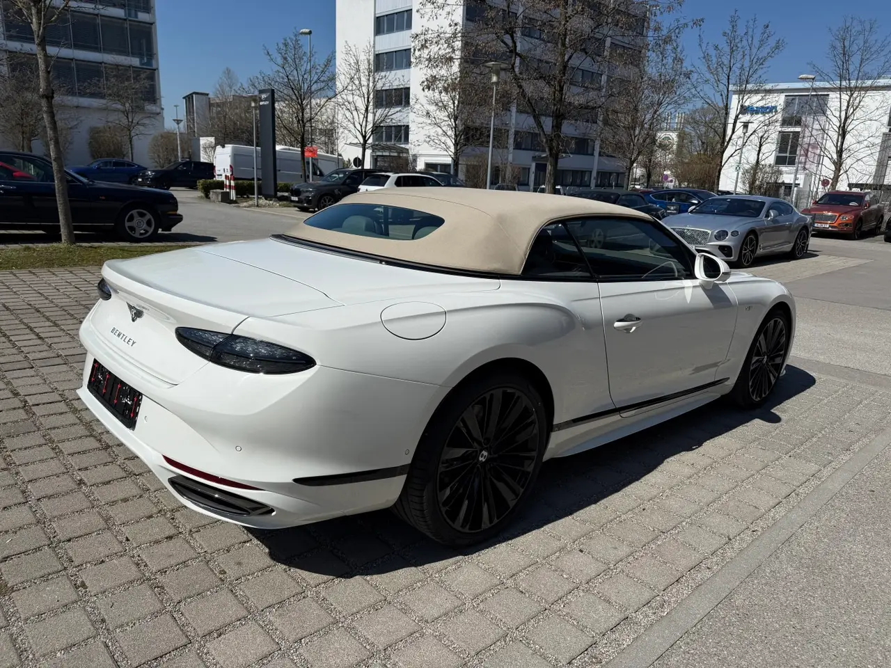 Bentley Continental GTC Speed 2025, exterior — Milan Luxury Cars, Milan. The 2025 Bentley Continental GTC Speed pairs a 650 hp drivetrain with a four-seat…