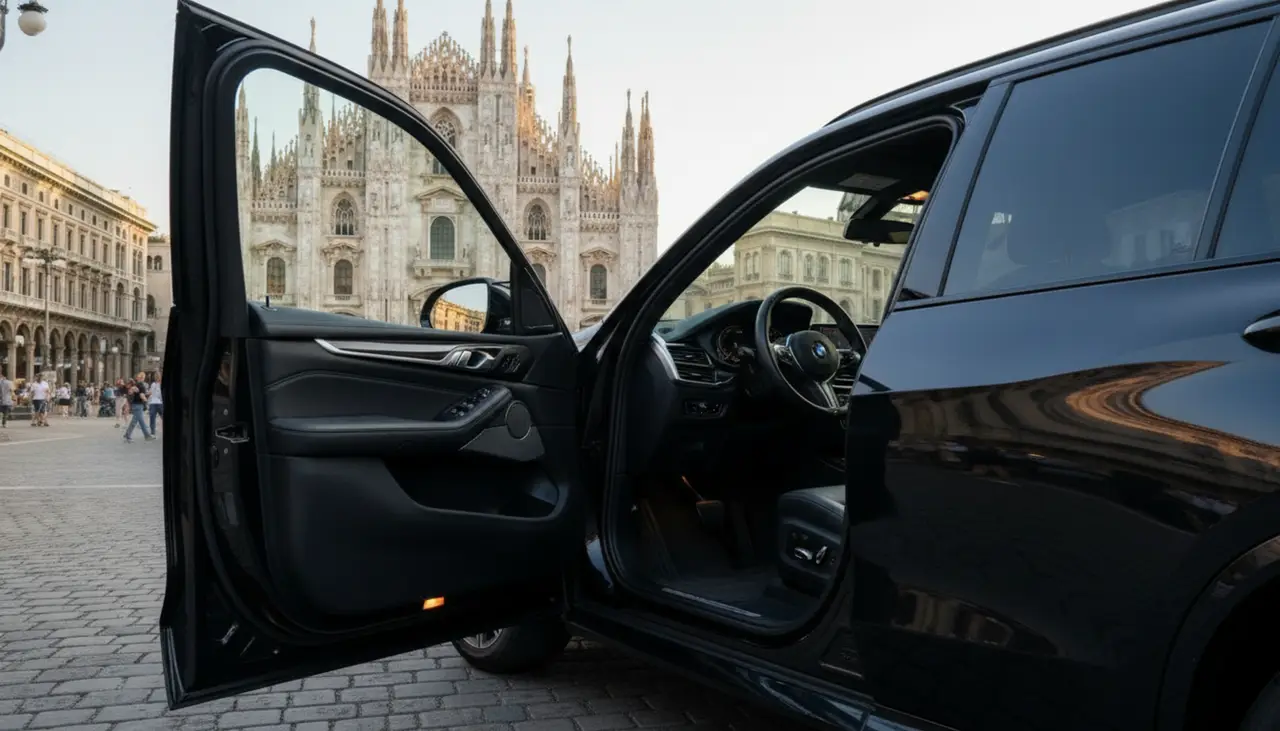 BMW X5 4.0i M 2025, interior — Milan Luxury Cars, Milan. The 2025 BMW X5 4.0i M pairs a 381 hp drivetrain with the composure expected of a…