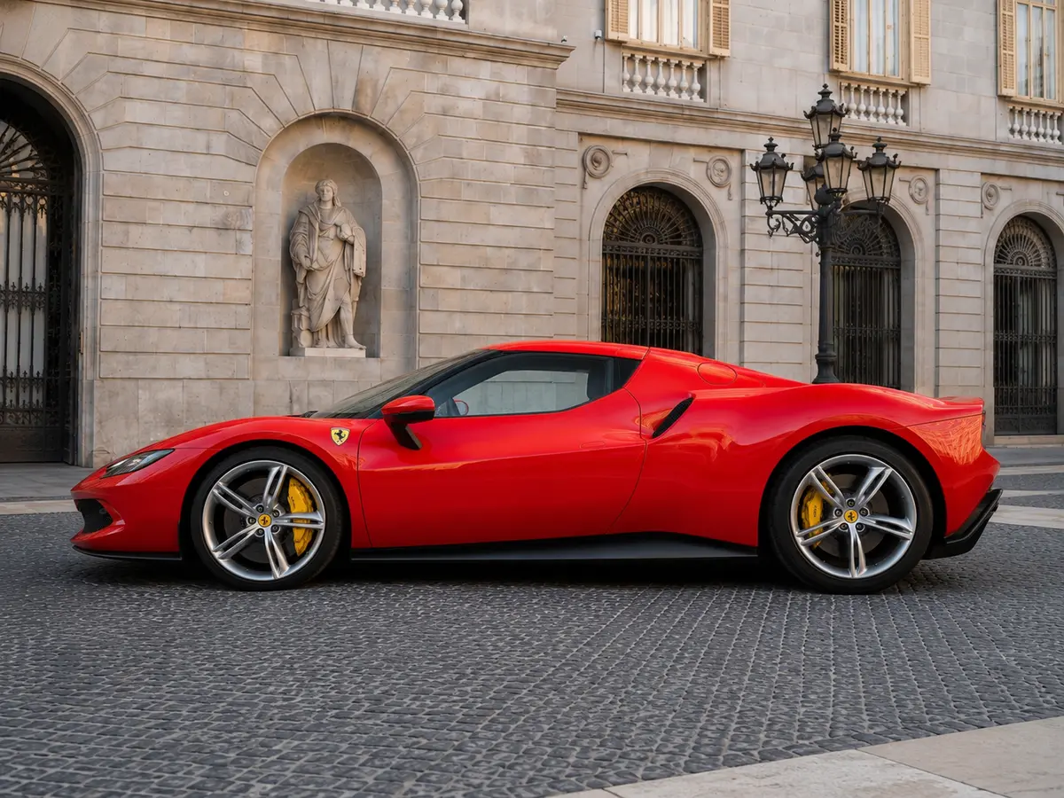 Ferrari 296 GTB 2023, внешний вид — Milan Luxury Cars, Милан. 2023 Ferrari 296 GTB создан для водителя, который ценит непосредственную связь с дорогой:…