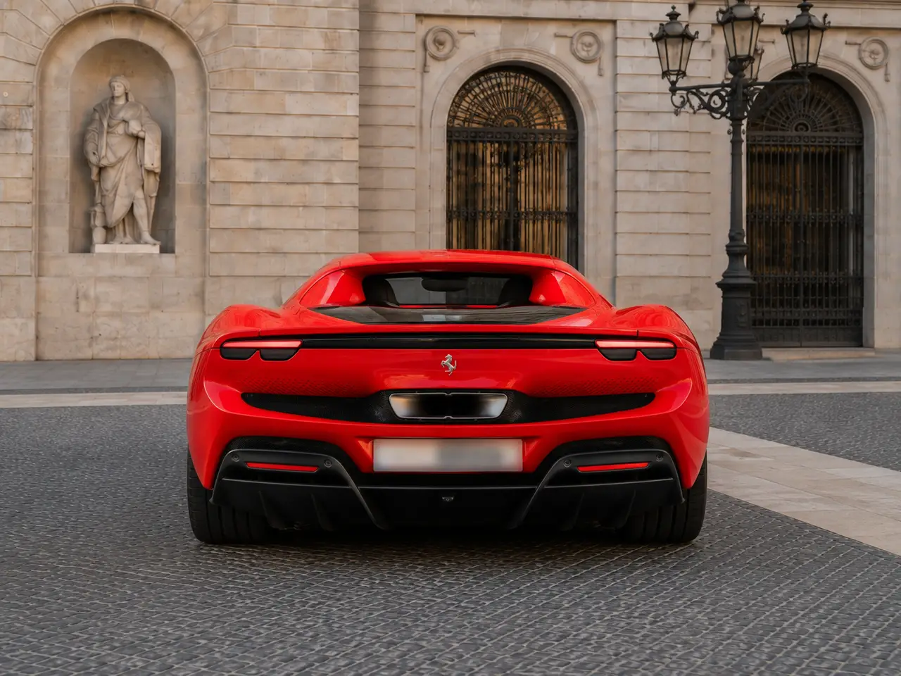 Ferrari 296 GTB 2023, вид спереди — Milan Luxury Cars, Милан. 2023 Ferrari 296 GTB создан для водителя, который ценит непосредственную связь с дорогой:…