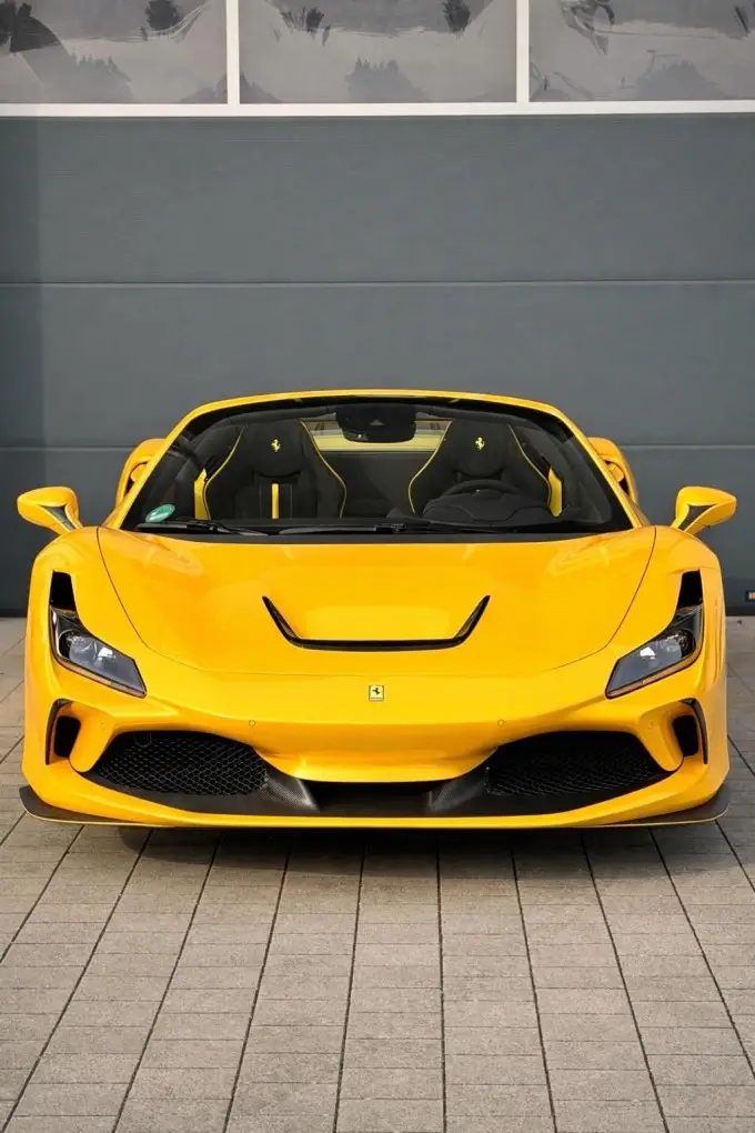 Ferrari F8 SPIDER 2023, rear view — Milan Luxury Cars, Milan. The Ferrari F8 Spider pairs a 720 hp V8 with an open roof, a combination that rewards a…