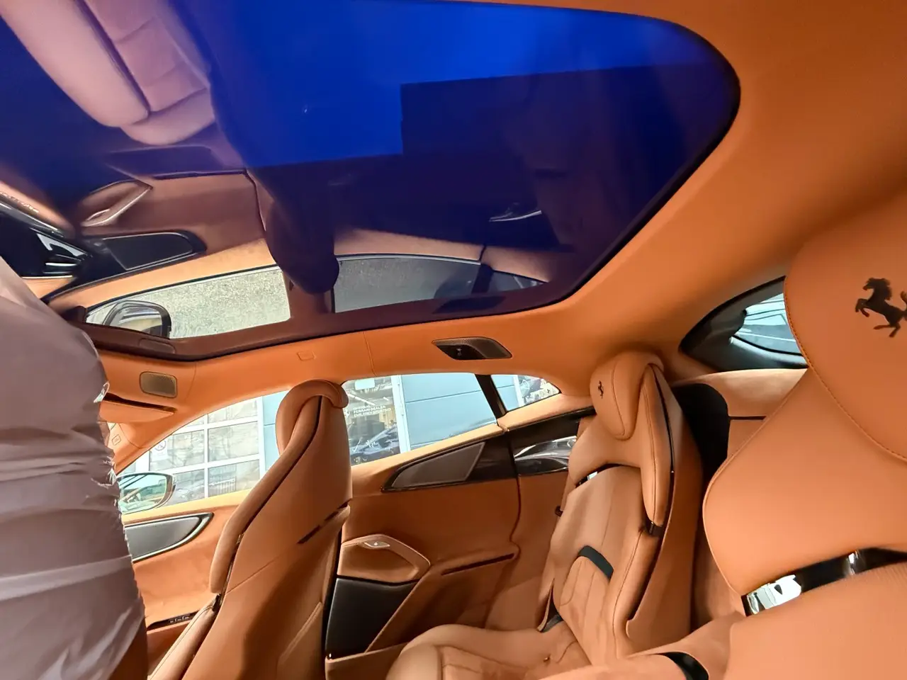 Ferrari Purosangue 2024, interior — Milan Luxury Cars, Milan. The Ferrari Purosangue occupies an unusual position in the Ferrari range: five seats, 715…