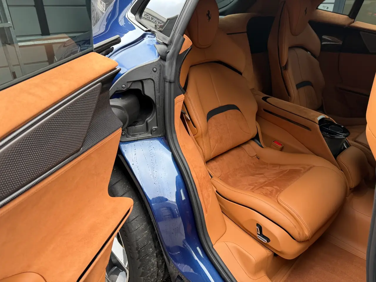 Ferrari Purosangue 2024, dashboard — Milan Luxury Cars, Milan. The Ferrari Purosangue occupies an unusual position in the Ferrari range: five seats, 715…