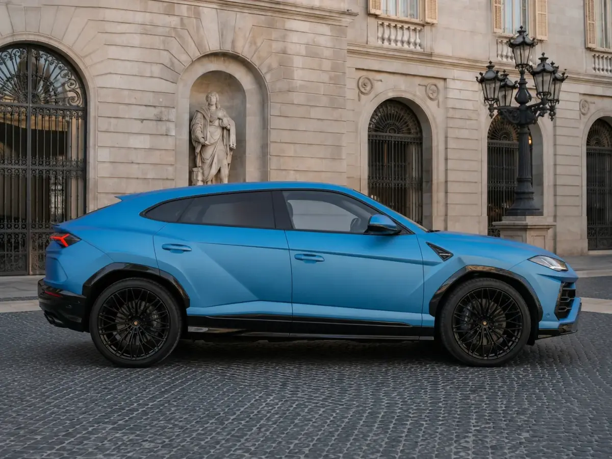 Lamborghini Urus SE 2025, внешний вид — Milan Luxury Cars, Милан. Lamborghini Urus SE — редкий случай, когда 800 лошадиных сил и пять полноценных мест…