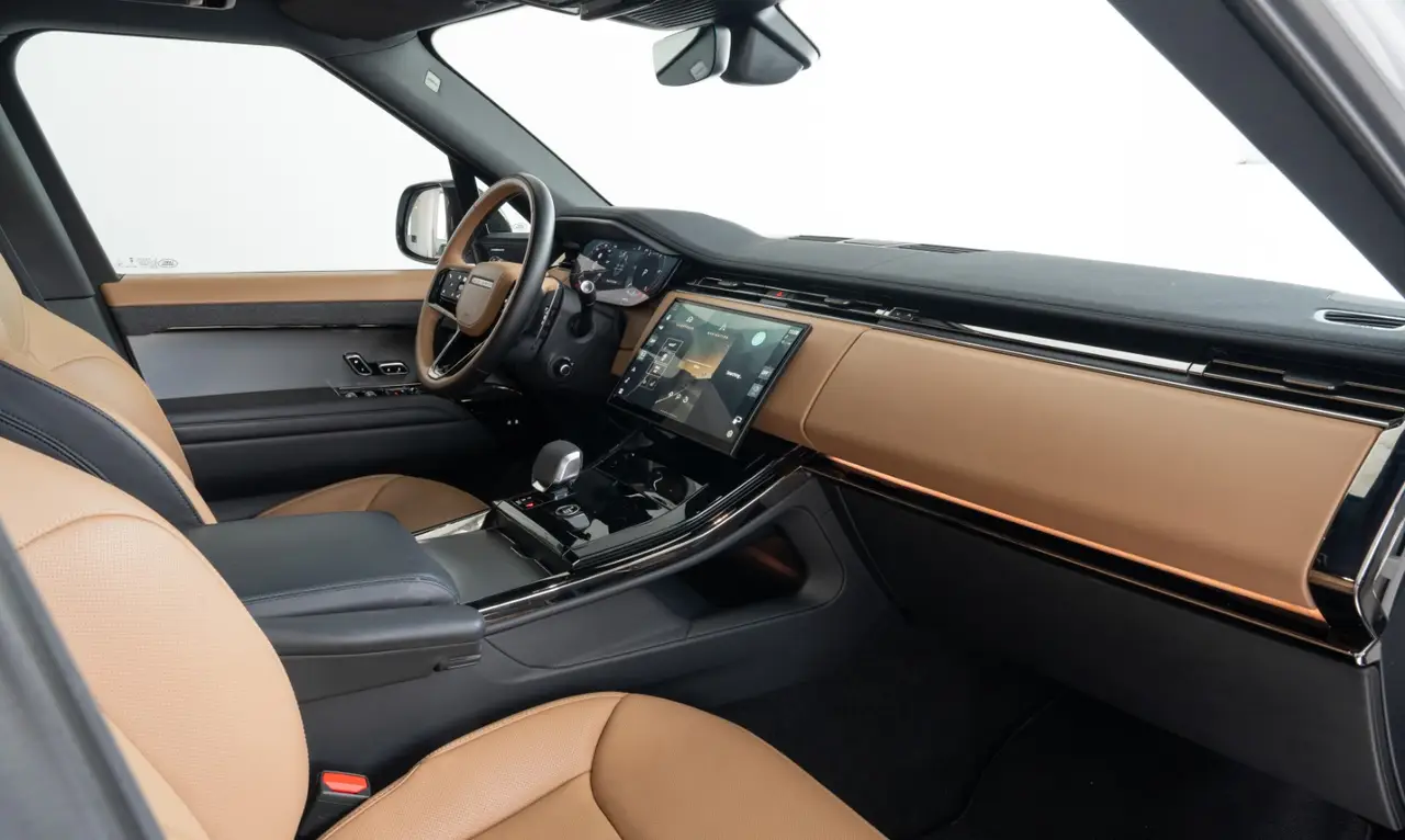 Land Rover Range Rover Sport 2025, exterior — Milan Luxury Cars, Milan. The Range Rover Sport pairs a commanding driving position with a cabin quiet enough for…