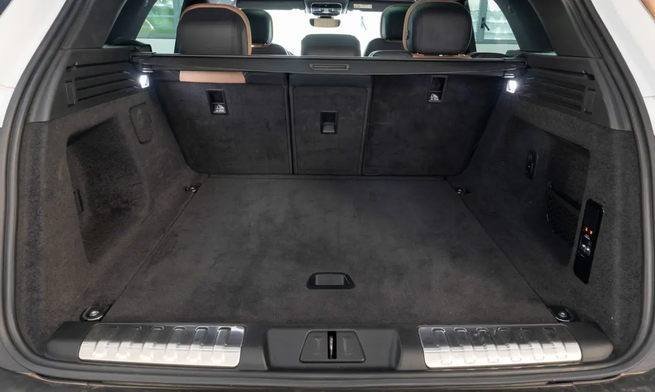 Land Rover Range Rover Sport 2025, interior — Milan Luxury Cars, Milan. The Range Rover Sport pairs a commanding driving position with a cabin quiet enough for…