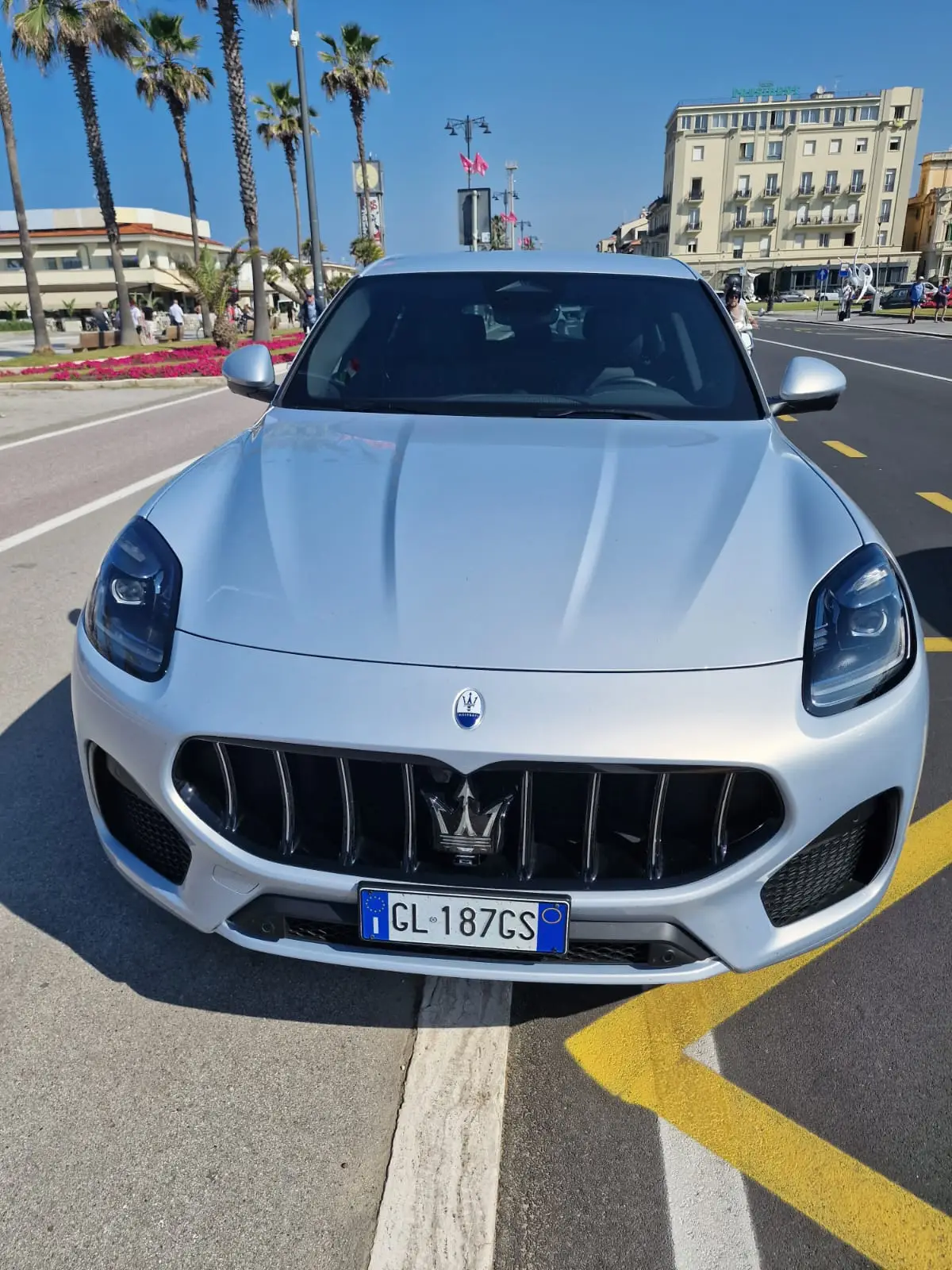 Maserati Grecale GT 2025, exterior — Milan Luxury Cars, Milan. The 2025 Maserati Grecale GT sits in the fleet as the practical five-seat choice among…
