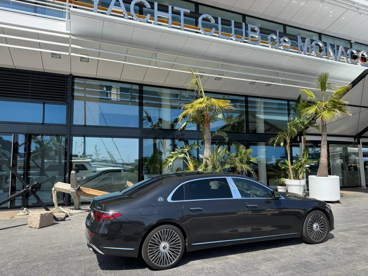 Maybach S580 2023, front view — Milan Luxury Cars, Milan. The 2023 Maybach S580 is built for arrival, not display. With 503 hp delivered through a…