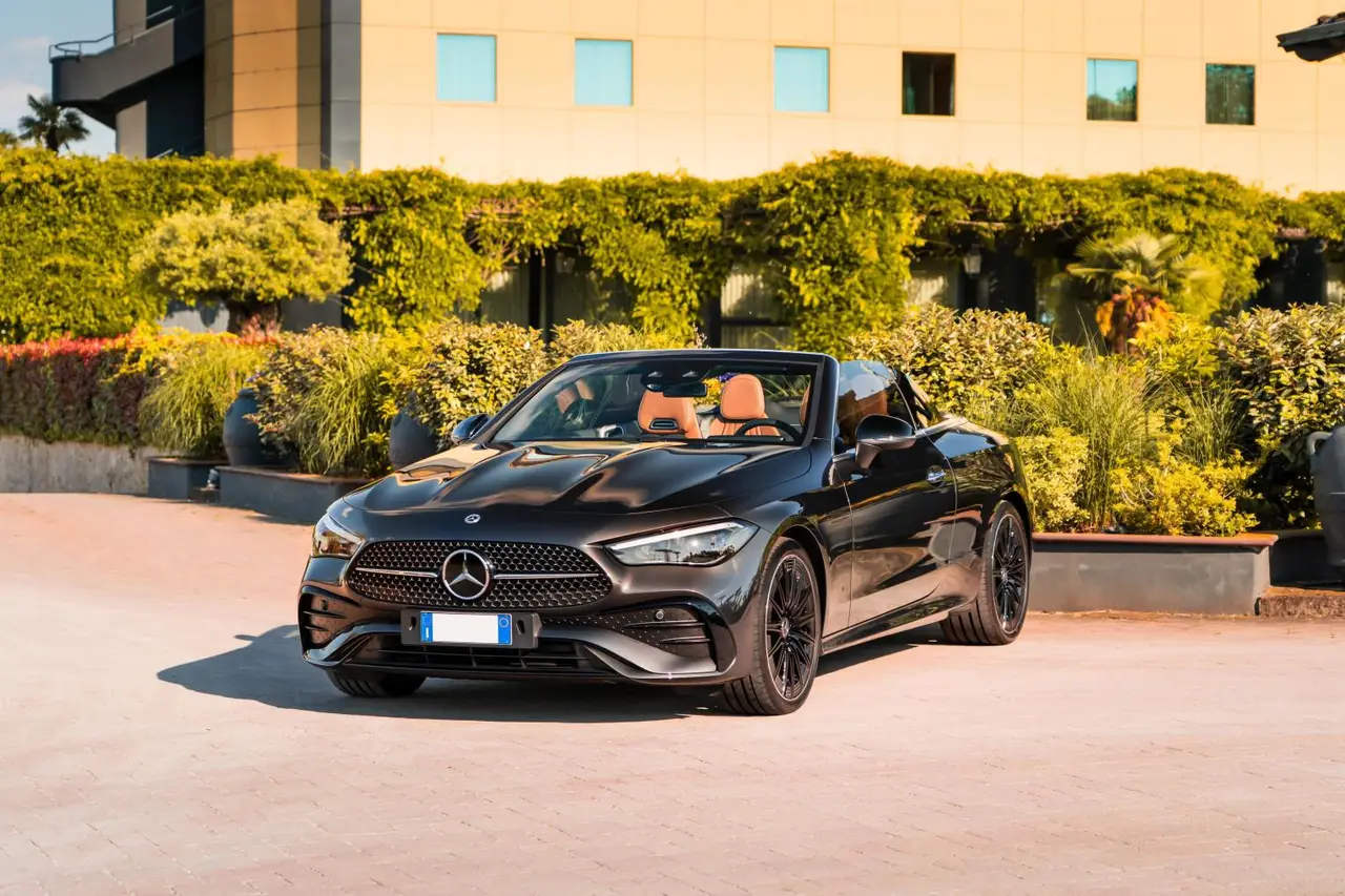 Mercedes Benz CLE 300 Cabriolet AMG Premium 2025, dashboard — Milan Luxury Cars, Milan. The 2025 Mercedes Benz CLE 300 Cabriolet AMG Premium sits in a rare middle ground:…