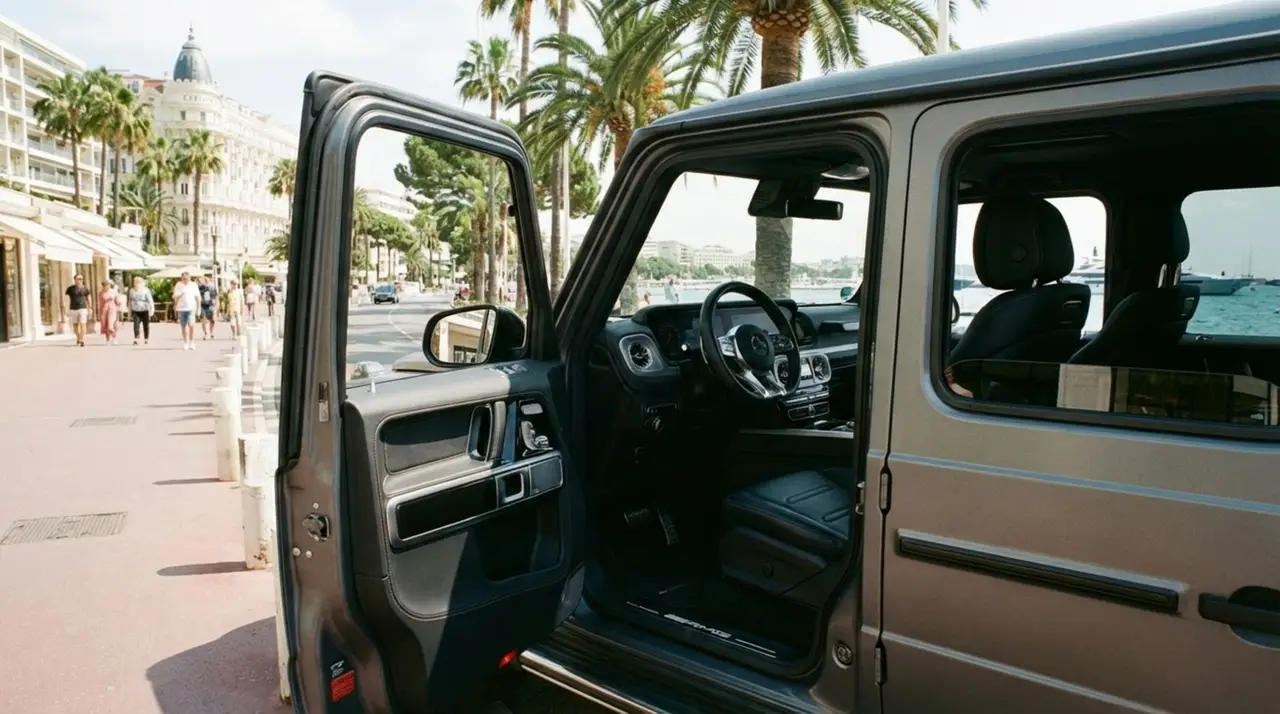 Mercedes Benz G63 2023, dashboard — Milan Luxury Cars, Milan. The 2023 Mercedes-Benz G63 keeps the upright, slab-sided silhouette that has defined the…