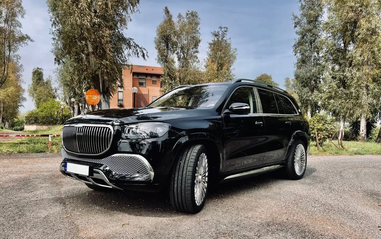 Mercedes Benz GLS Maybach 2022, exterior — Milan Luxury Cars, Milan. The Mercedes Benz GLS Maybach pairs a 550 hp drivetrain with a cabin built for four…