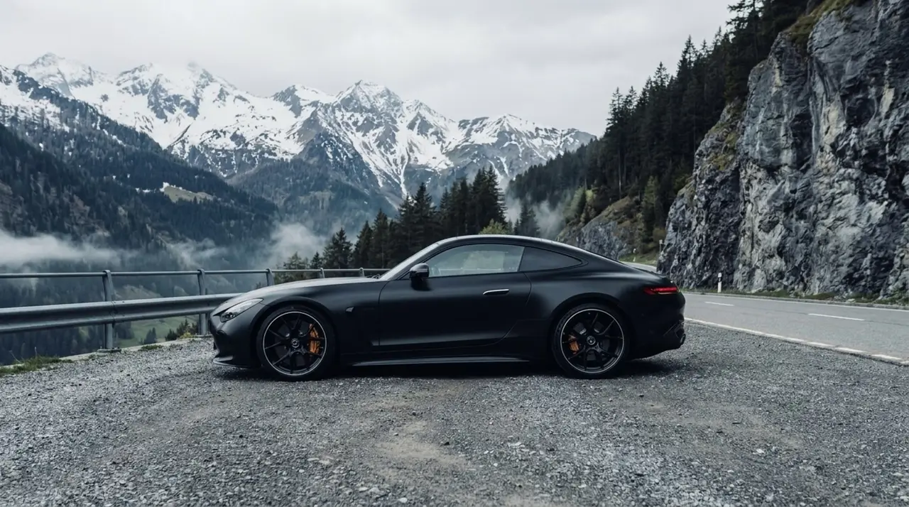 Mercedes Benz GT63 AMG Coupe 2024, exterior — Milan Luxury Cars, Milan. The Mercedes-Benz GT63 AMG Coupe pairs a long, low bonnet with a 577 hp drivetrain built…