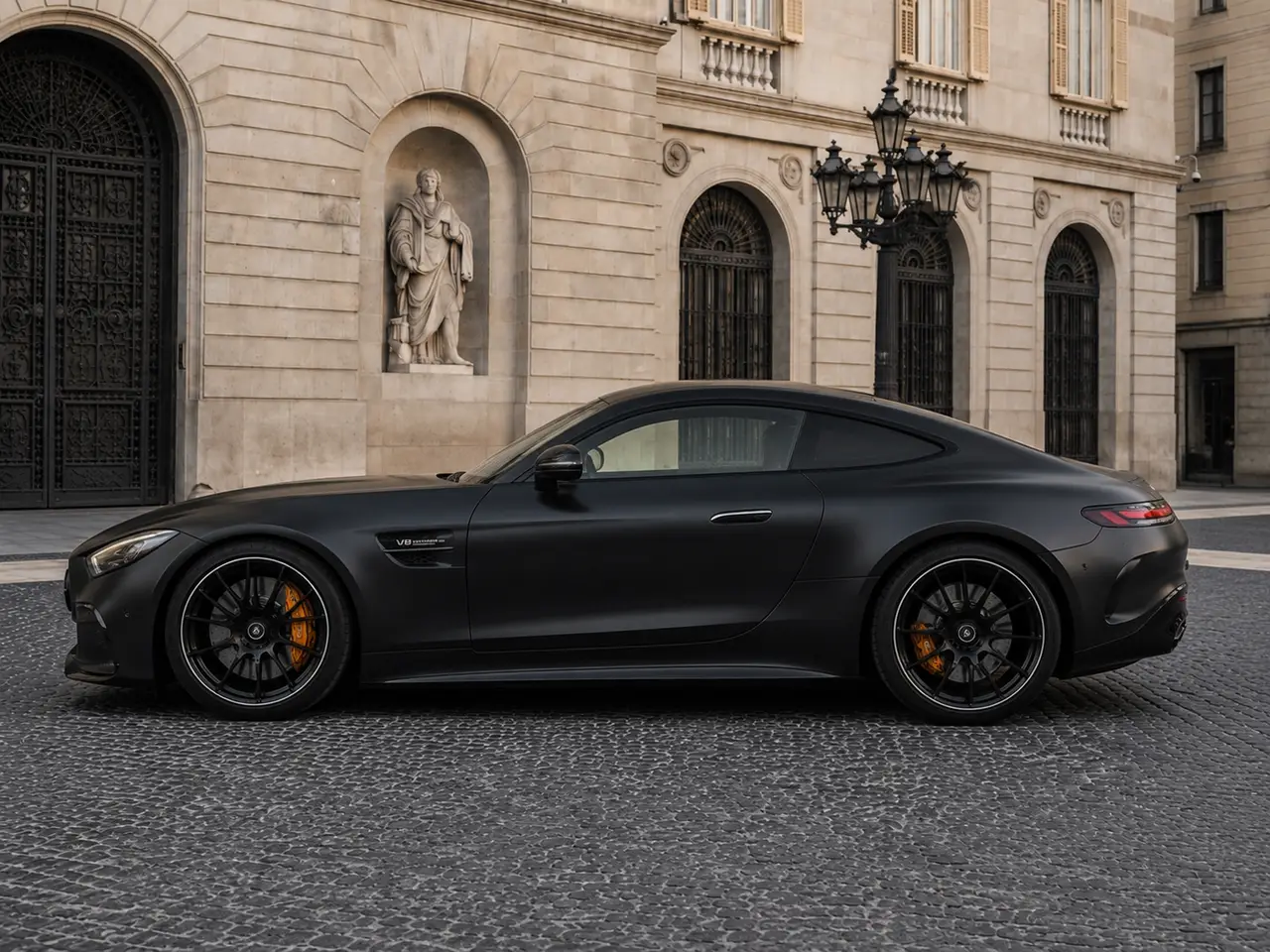 Mercedes Benz GT63 AMG Coupe 2024, exterior — Milan Luxury Cars, Milan. The Mercedes-Benz GT63 AMG Coupe pairs a long, low bonnet with a 577 hp drivetrain built…