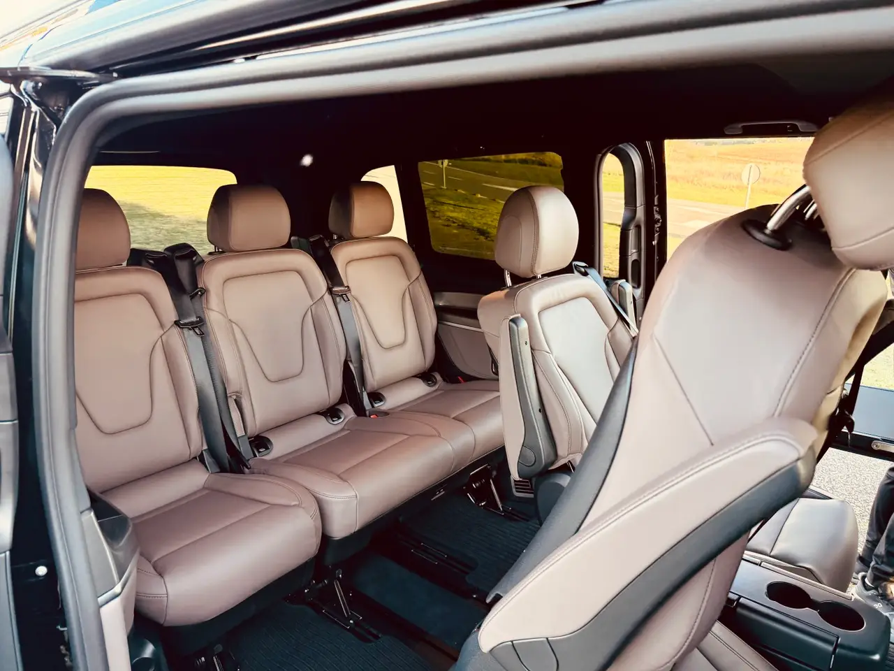 Mercedes Benz V300 4x4 XL Exclusive 7 seats 2025, interior — Milan Luxury Cars, Milan. The Mercedes Benz V300 4x4 XL Exclusive is built for groups and families who need space…