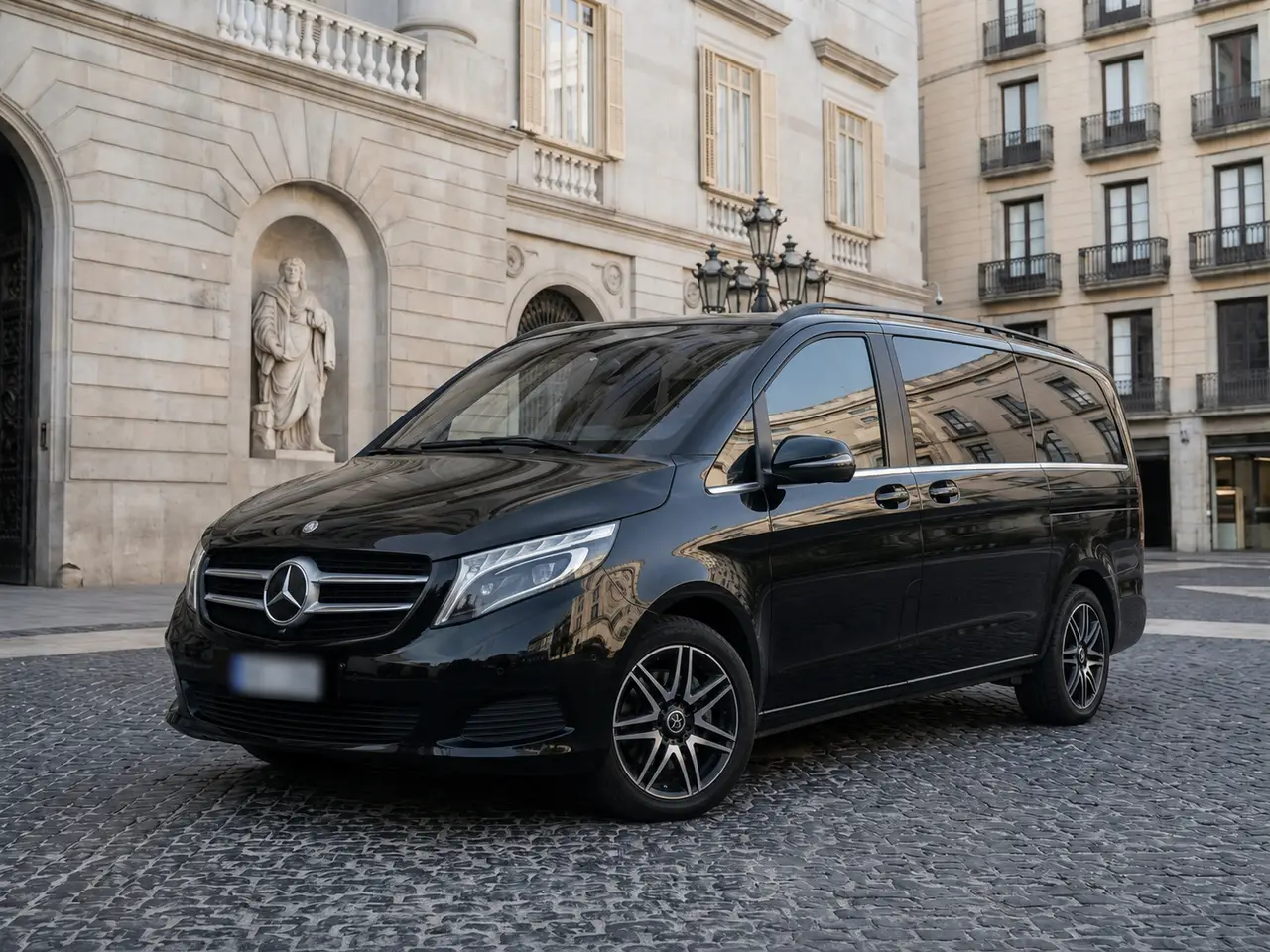 Mercedes Benz V300 8 seats 2025 — Milan Luxury Cars, Milan. The Mercedes Benz V300 answers a specific need: moving a full group of up to eight…