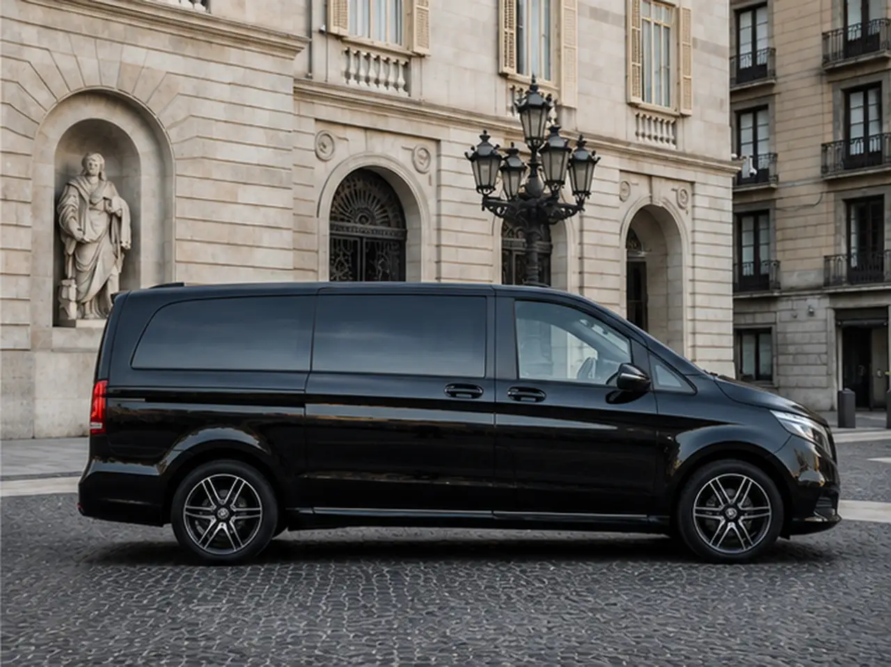 Mercedes V Class 2026, vista frontale — Milan Luxury Cars, Milano. La Mercedes Benz Classe V 2026 è pensata per chi deve muovere un gruppo intero senza…