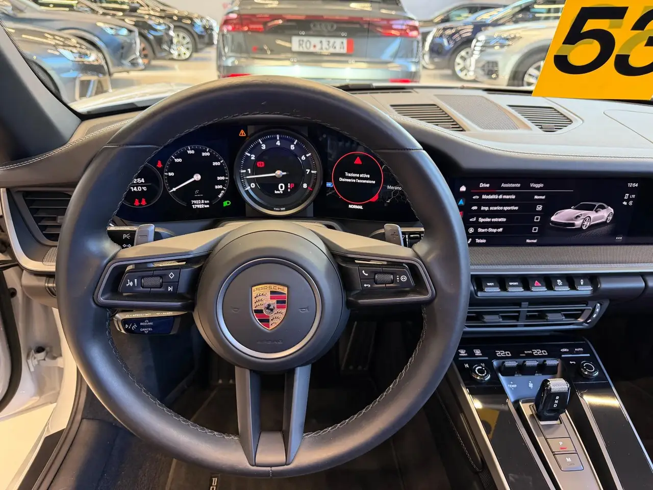 Porsche 911 Carrera S Cabrio (992) 2025, rear view — Milan Luxury Cars, Milan. The 2025 Porsche 911 Carrera S Cabrio (992) pairs a 480 hp flat-six with the everyday…