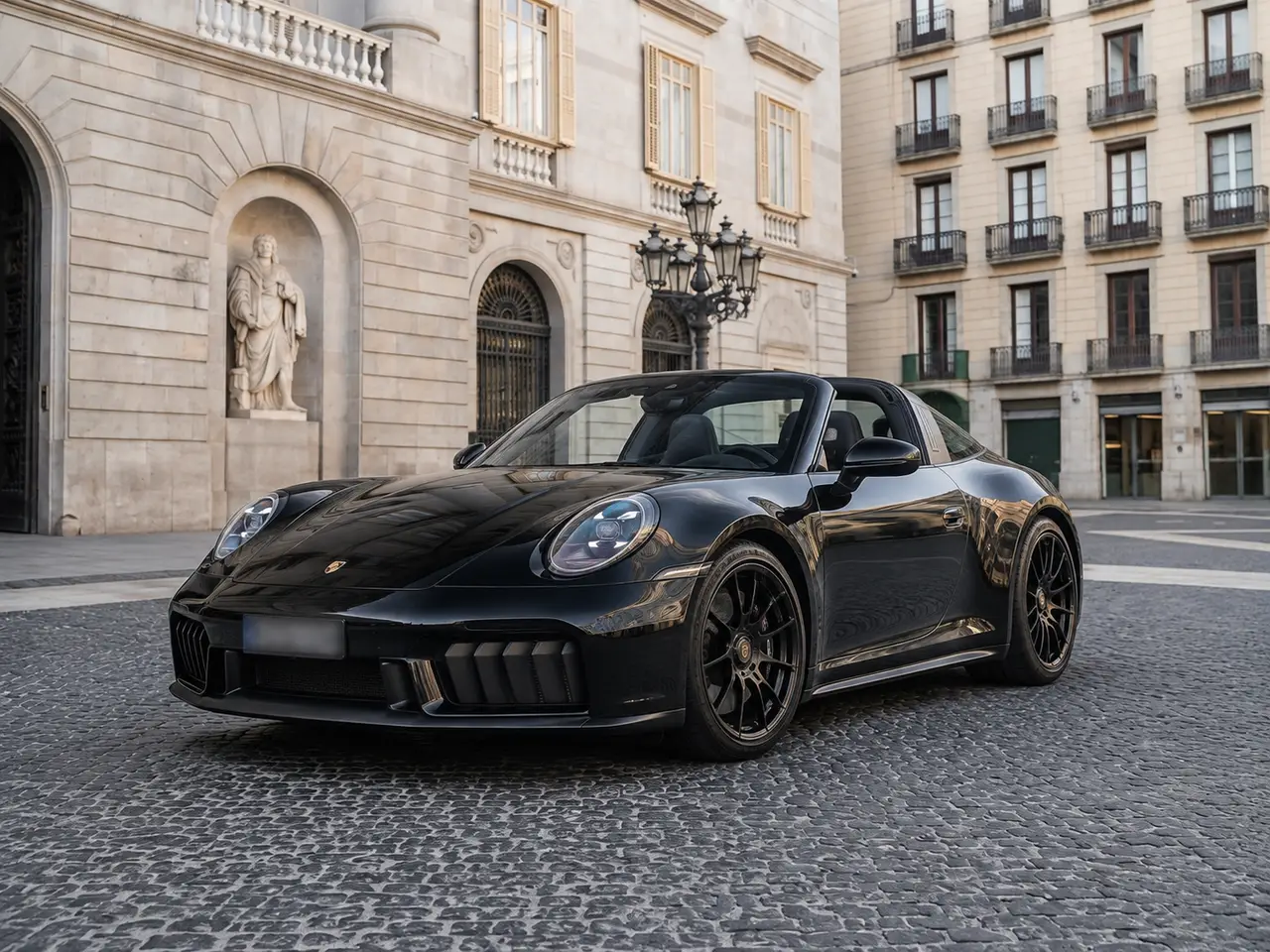 Porsche 911 Targa 2025 — Milan Luxury Cars, Milan. The 911 Targa pairs 541 hp with the distinctive half-roof silhouette that sets it apart…
