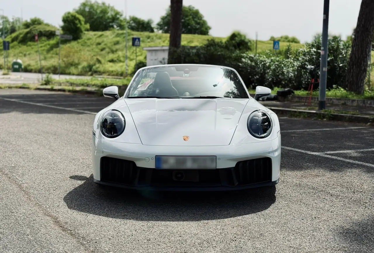 Porsche 992.2 Carrera 4 GTS Cabrio 2025, exterior — Milan Luxury Cars, Milan. The 2025 Porsche 992.2 Carrera 4 GTS Cabrio pairs 540 hp with all-wheel drive, a…