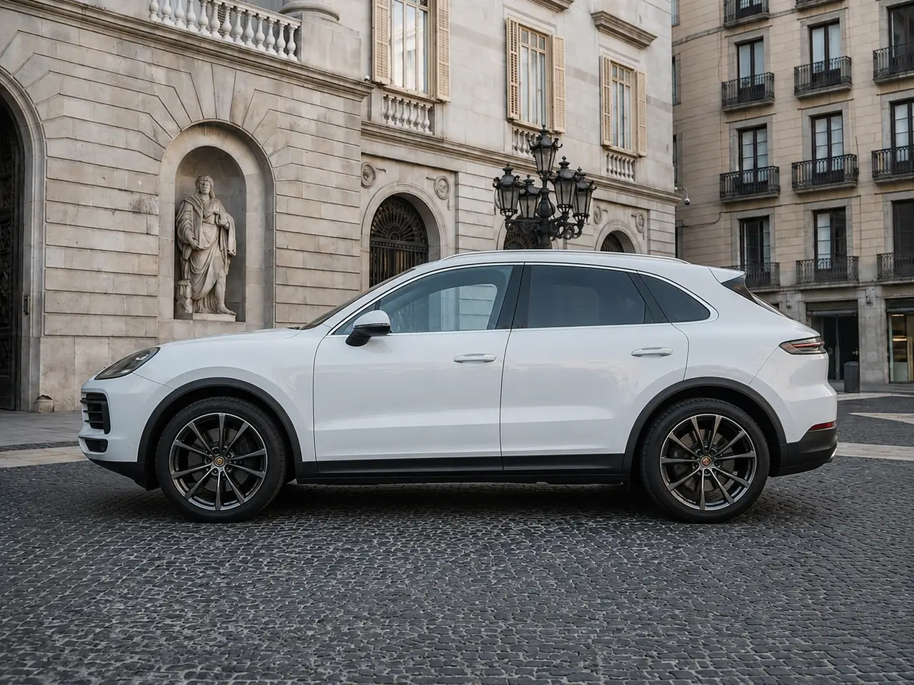 Porsche Cayenne 2025, внешний вид — Milan Luxury Cars, Милан. 2025 Porsche Cayenne — это внедорожник, где 353 лошадиных силы работают не на эффектный…