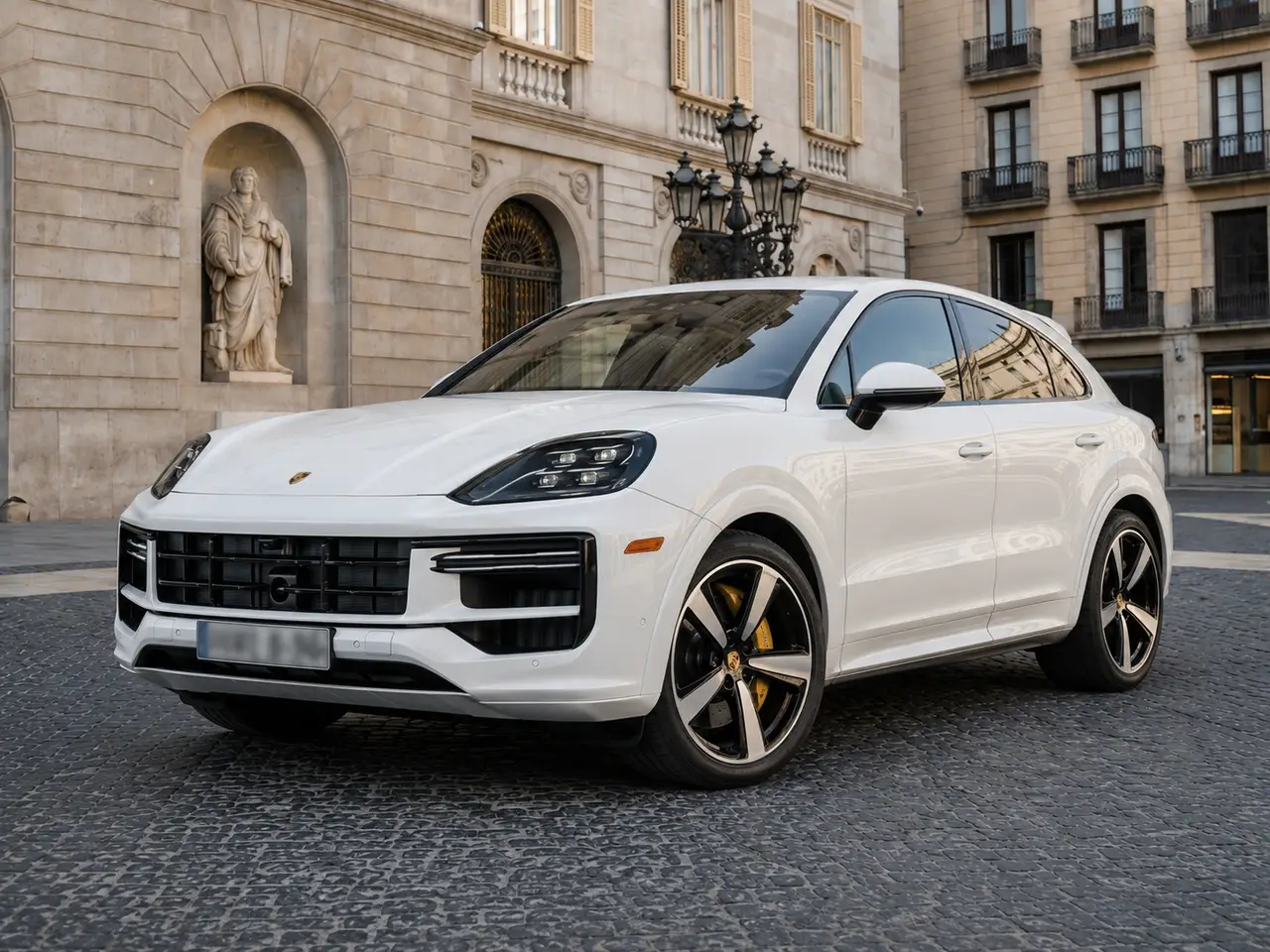 Porsche Cayenne Turbo E-Hybrid Coupé GT 2026 — Milan Luxury Cars, Milan. The 2026 Porsche Cayenne Turbo E-Hybrid Coupé GT pairs a 739 hp hybrid powertrain with…