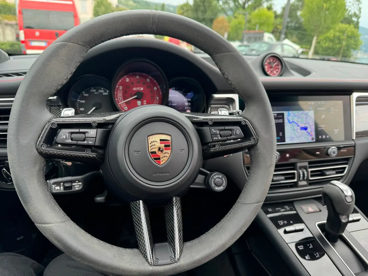 Porsche Macan GTS 2024, interior — Milan Luxury Cars, Milan. The Porsche Macan GTS pairs 440 hp with the practicality of five seats, giving it a…