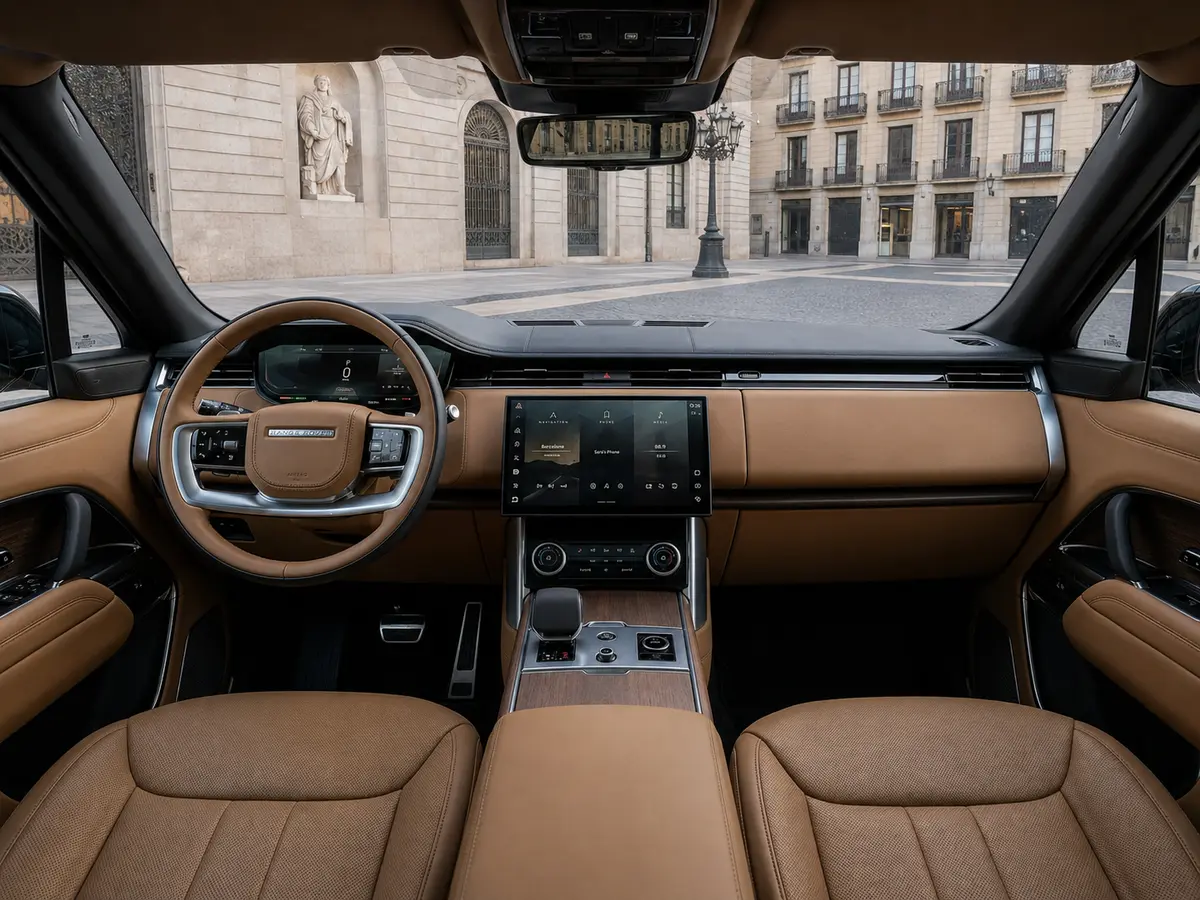 Rover Range Rover Autobiography P530 2026, interior — Milan Luxury Cars, Milán. El Range Rover Autobiography P530 de 2026 combina sus 530 caballos con una carrocería…