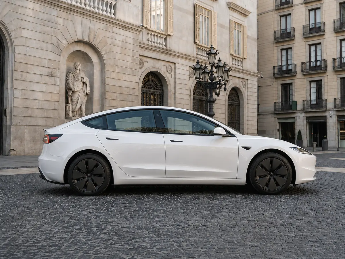 Tesla Model 3 Performance 2026, front view — Milan Luxury Cars, Milan. The 2026 Tesla Model 3 Performance brings a different kind of speed to Milan's roads: 510…